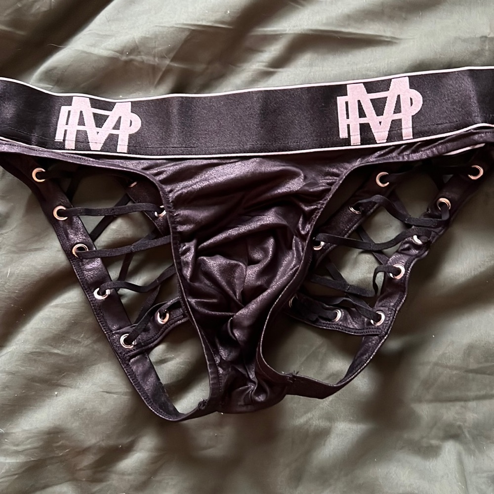 Faux Leather Jock
